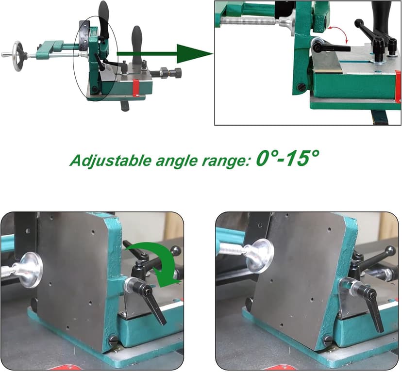 Woodworking Tenoning Jig Heavy Duty Tenoning Jig for Table Saws Dedicated Tenon Clamping Tool, Compatible with Most Table Saws