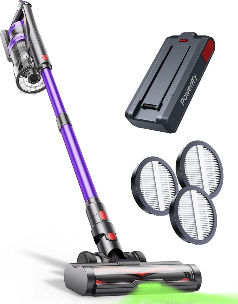 Knight 10 Cordless Vacuum Cleaner Set + an Extra Battery + 3 Packs Hepa Filter