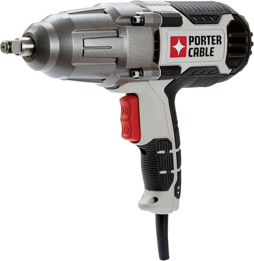 PORTER-CABLE Impact Wrench, 450 lbs of Torque, 1/2 Inch Hog Ring, 7.5-Amp, Corded (PCE211)