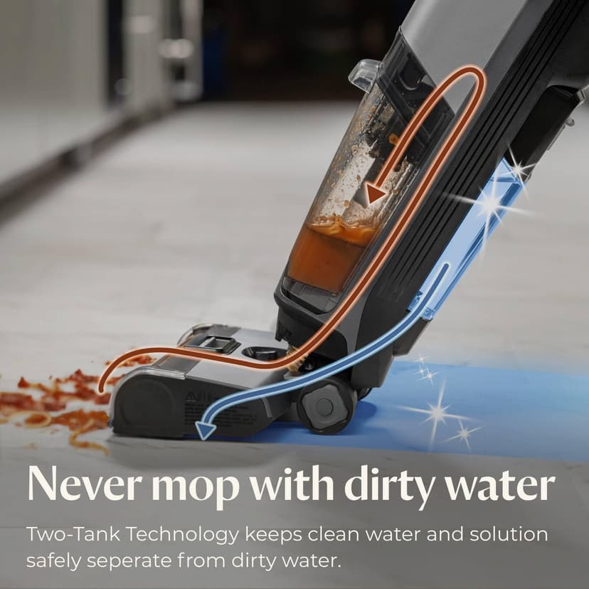 Bissell® CrossWave® OmniForce™ Cordless Multi-Surface Hard Floor Cleaner Wet Dry Vacuum with Dedicated Dry Vacuum Mode, 3882