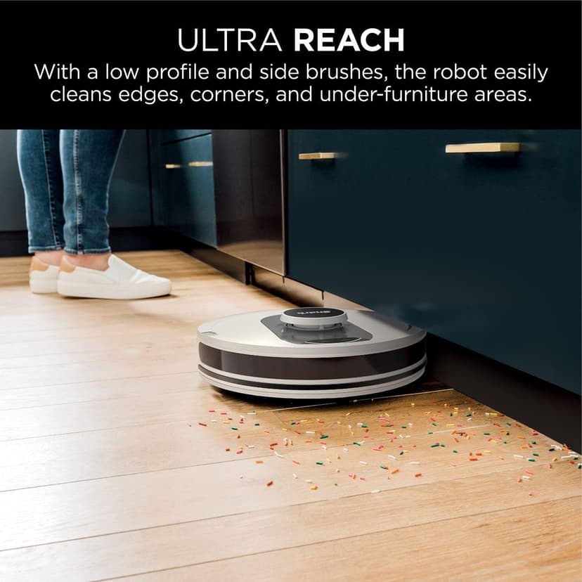 Shark AI Ultra Voice Control Robot Vacuum with Matrix Clean Navigation, Home Mapping, 60-Day Capacity, XL Self-Empty Base for Homes with Pets, Carpet & Hard Floors