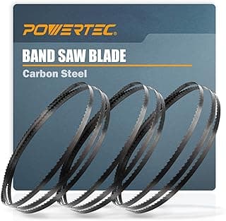 POWERTEC 93-1/2 Inch Bandsaw Blades Assortment for Woodworking, Band Saw Blades for Delta, Grizzly, Rikon, Sears Craftsman, Jet, Shop Fox and Rockwell 14" Band Saw, 3PK (13603)