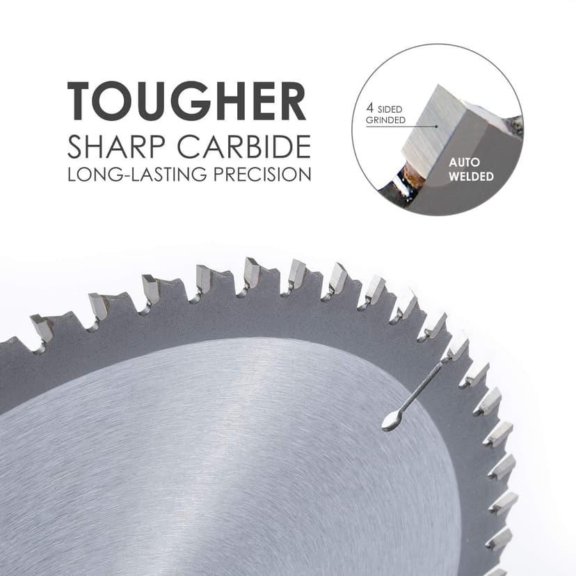 Luckyway 12 Inch Miter Saw Blade 80T with 1 Inch Arbor TCT Circular Saw Blade for Cutting Wood