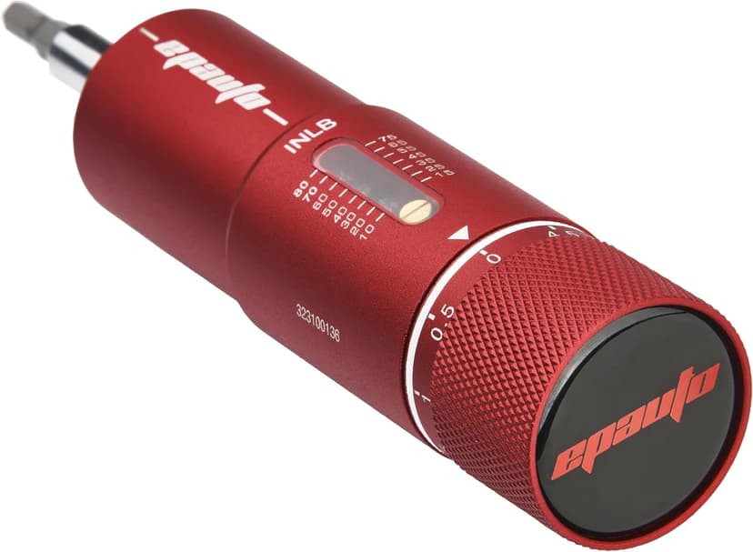 EPAuto Manual Wrench Screwdriver for Firearms | Bike Gears, 10-80 in/Lbs - 28 Pieces, Red