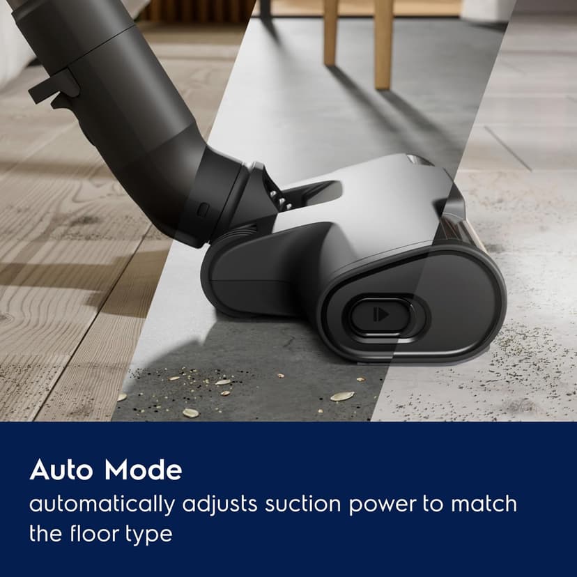Electrolux Ultimate600 Cordless Stick Vacuum with PowerPro Bristle Nozzle and Larger Dust Bin Capacity, 50-Minute Run Time, 3 Power Modes, Denim Blue