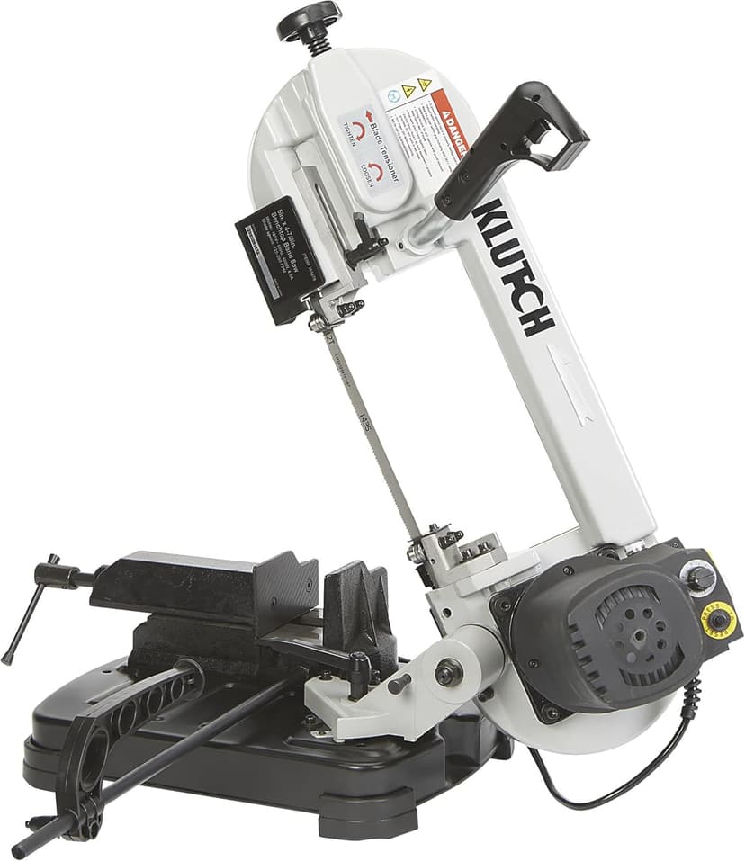 Klutch Benchtop Metal Cutting Band Saw - 5in. x 4 7/8in., 400 Watts, 110–120V