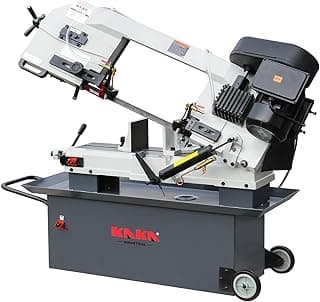 KAKA INDUSTRIAL Horizontal Metal Band Saw 9 Inch Cutting Capacity | 4-Speed 115V/230V Dual Voltage | BS-912B Hydraulic Feed and Coolant System​