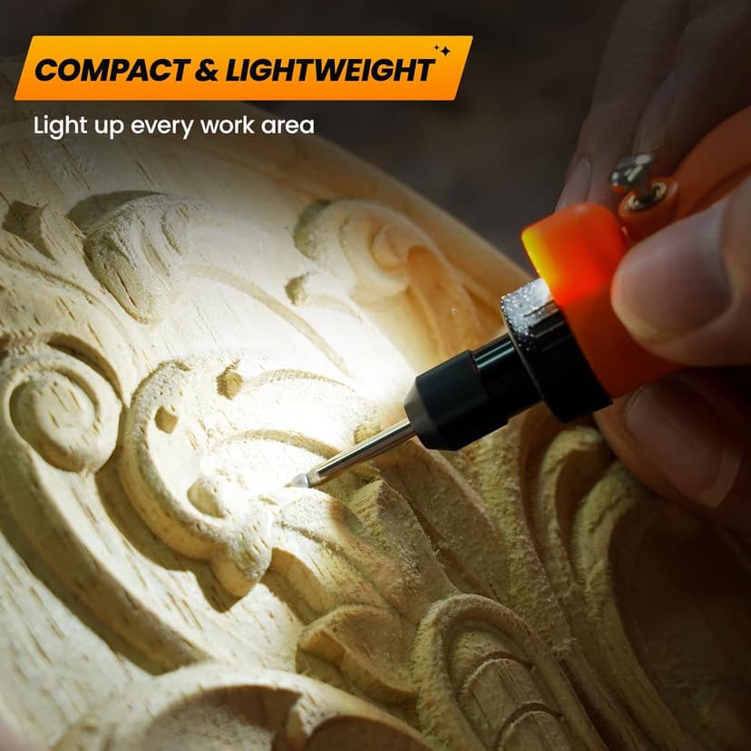 HARDELL Mini Cordless Rotary Tool, 5-Speed and USB Charging Rotary Tool Kit with 69 Accessories, Multi-Purpose 3.7V Power Rotary Tool for Sanding, Polishing, Drilling, Etching, Engraving, DIY Crafts