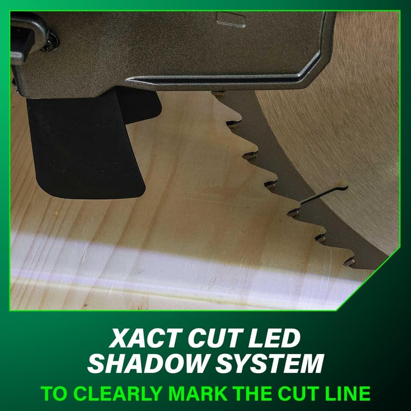 Metabo HPT 12-Inch Dual Bevel Sliding Miter Saw, 4000 RPM No-Load Speed, 45° Left and Right Bevel Range, Precision Miter Angles, 9 Detent Stops, Xact Cut Shadow Line, C12RSH3