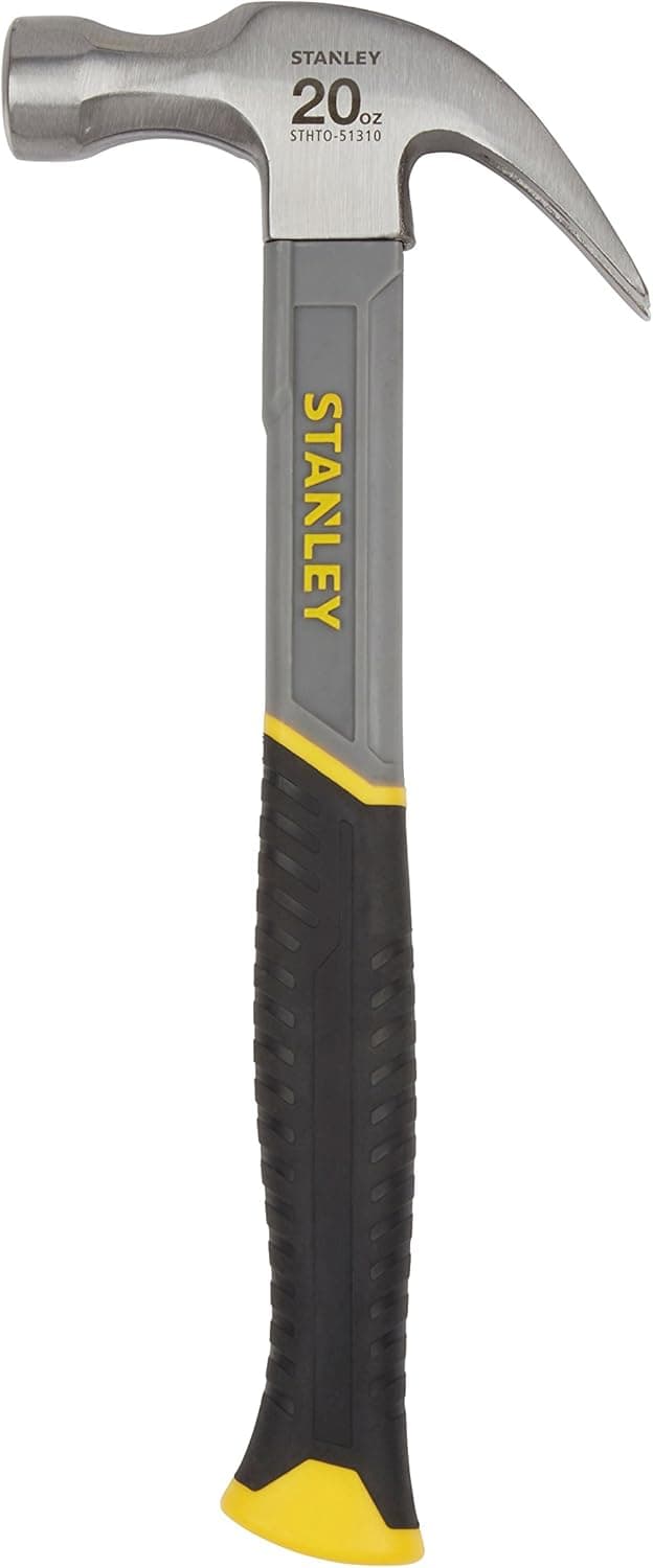 Stanley Stht0-51310 20Oz Fiberglass Curved Claw Hammer, N/A