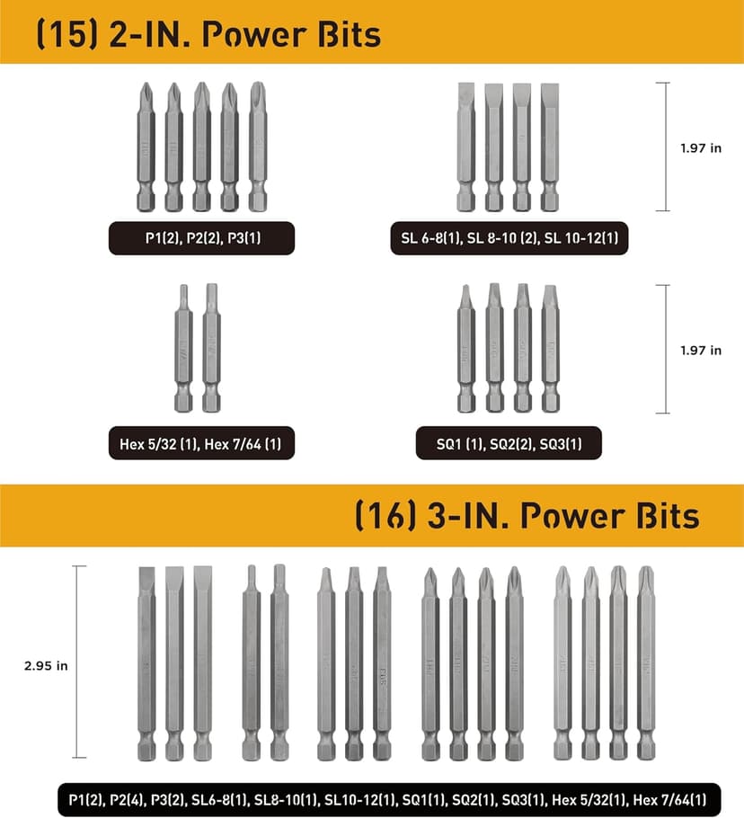Jackson Palmer 236 Piece Ultimate Screwdriver Bit Set, High Grade Carbon Steel, Includes Hard-to-Find Security Bits & Micro Bits