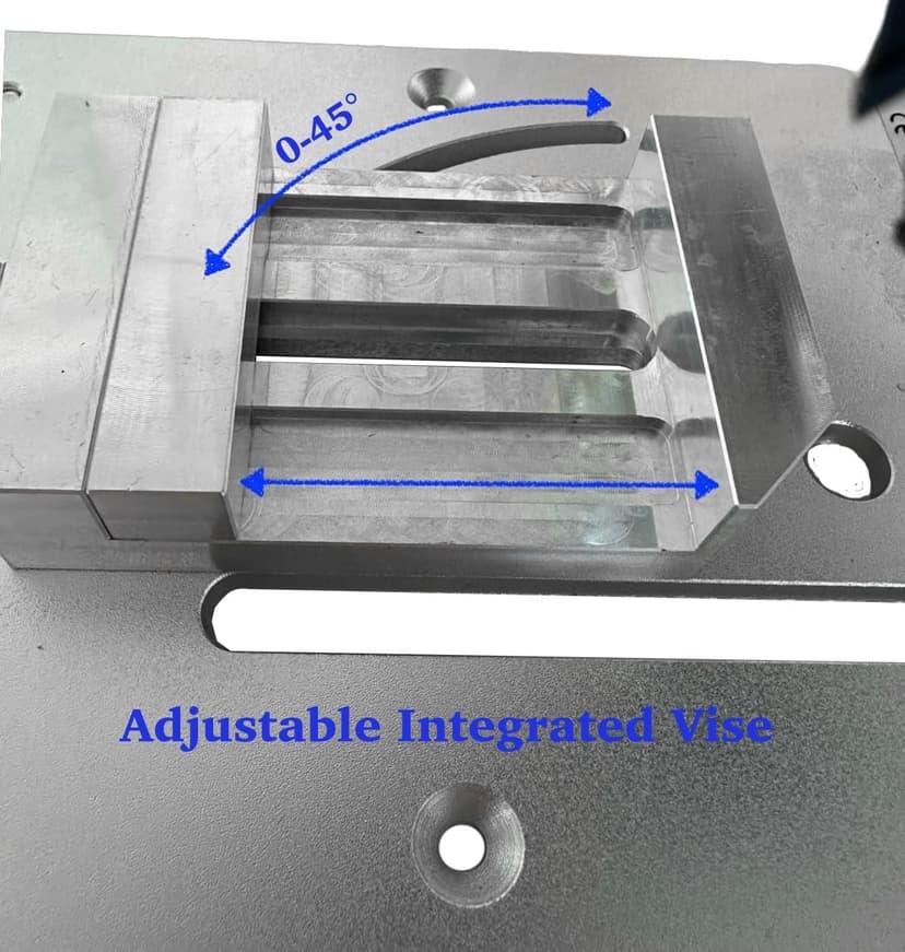 Mini Miter Saw, 775 Motor Cut Off Mini Chop Saw, 4 inch Circular Saw with Angle Adjustable Vise & 3 Blades for Craftsman DIY Crafts Hobby PVC Wood Cutting, Adjustable Speed