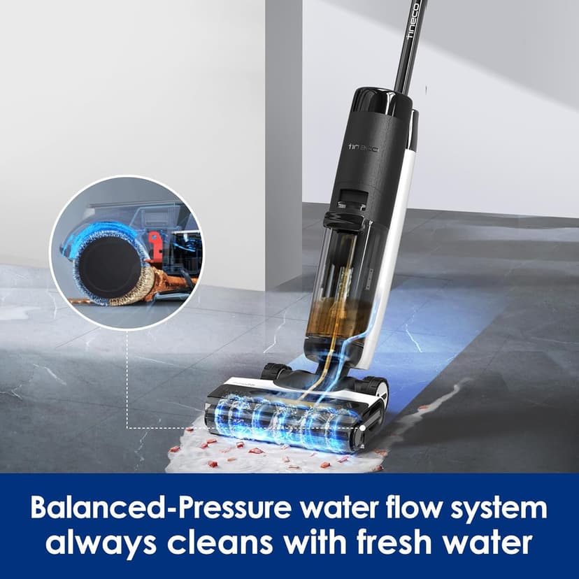 Tineco FLOOR ONE S7 FlashDry Smart Cordless Wet Dry Vacuum Cleaner & Floor Cleaning Solution