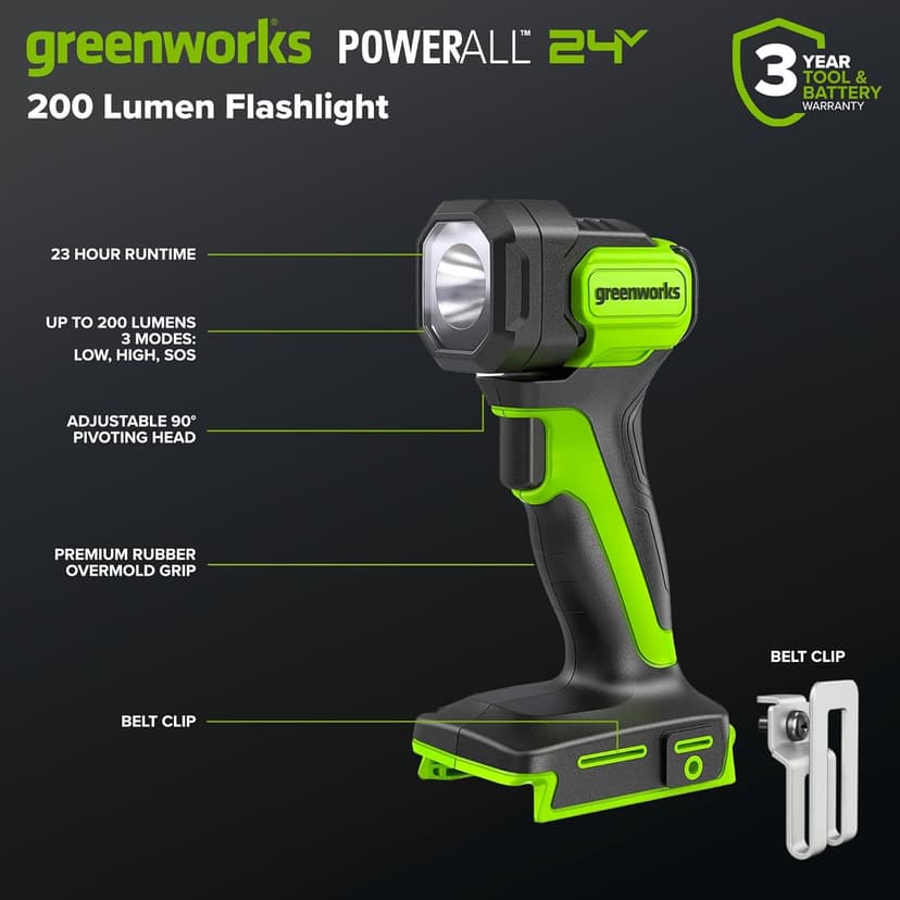 Greenworks 24V Cordless Brushless 4PCs Combo, 400 in-lbs Drill/Driver+1950 in-lbs Impact Driver +6.5" Circular Saw +200LM Flashlight, 2.0Ah+4.0Ah Batteries (24,000mAh Power Bank) 65W USB-C Charger