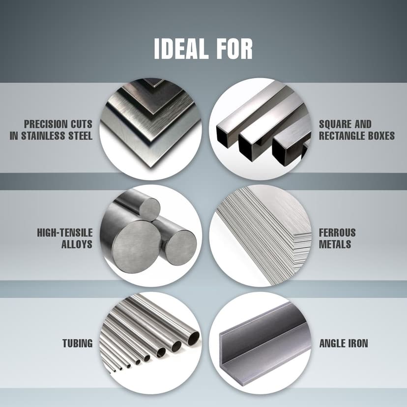 PROMAKER 5 Pack, 14 inch Cut Off Wheel, Chop Saw Blades 14 inch Metal, 14 Metal Cutting Blade for Metal, Chop Saw Wheel, 14 in x 3/32 in x 1 in