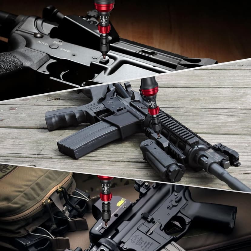 10-60In.lb 1/4" Torque Screwdriver 36 PCS Set with T-bar, Hex, Torx, and Phillips S2 Bits,Torque Wrench Screwdriver for Scope and Car, Bike Mounting and Home DIY