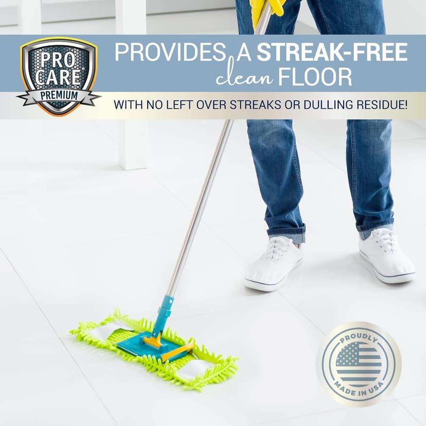 Floor Cleaner (Made in USA) | Tile, Stone, Laminate, Vinyl & Natural Wood Floor Cleaner for Mopping, Household Supplies, Cleaning Solution with Citrus Aroma - 1 Gal (128 Fl Oz)
