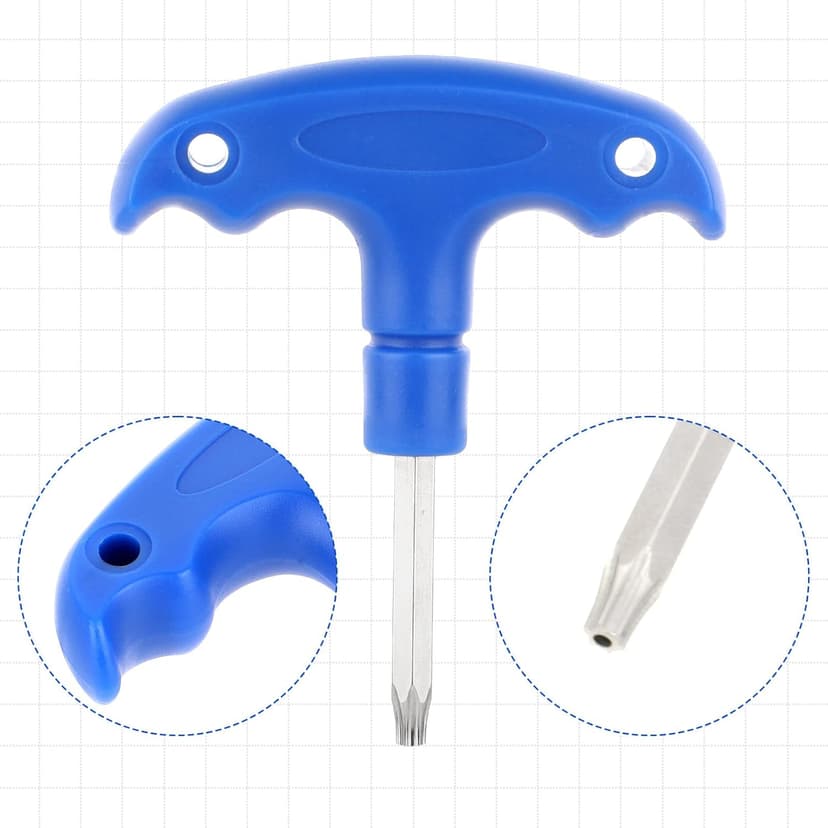 Golf Driver Tool - Stainless Steel Torque Wrench, T20, Blue