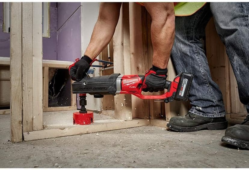 Milwaukee 2811-20 M18 FUEL 18-Volt Brushless Cordless GEN 2 SUPER HAWG 7/16 in. Right Angle Drill (Tool-Only)