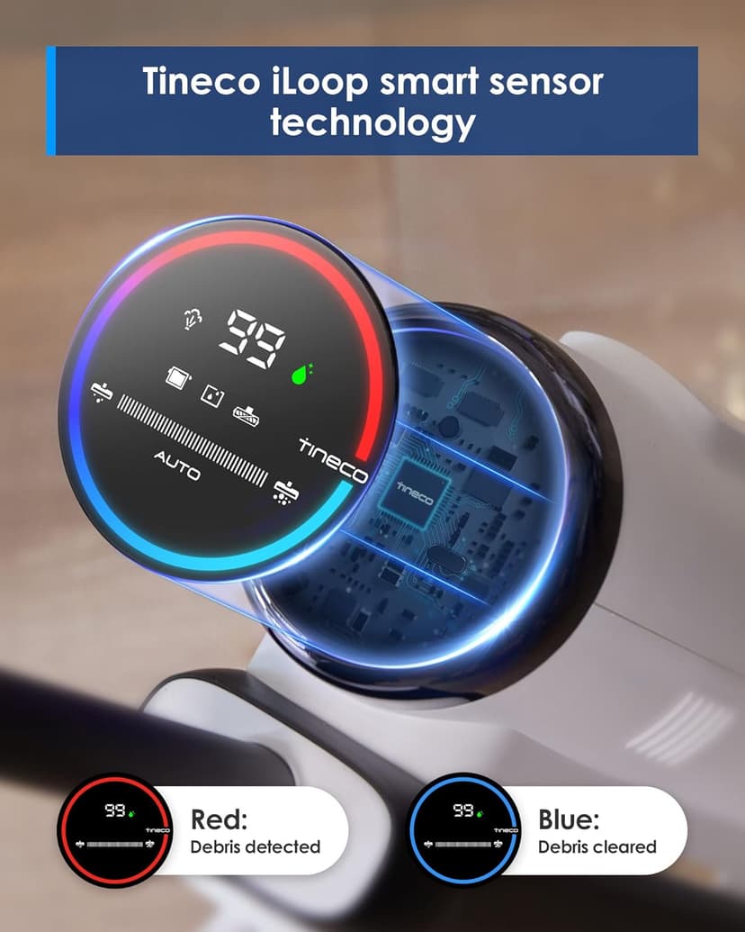 Tineco FLOOR ONE S5 Steam Cleaner Wet Dry Vacuum All-in-one, Hardwood Floor Cleaner Great for Sticky Messes & Tineco Replacement Brush Roller for Floor ONE S5 Steam Wet Dry Vacuum Cleaner