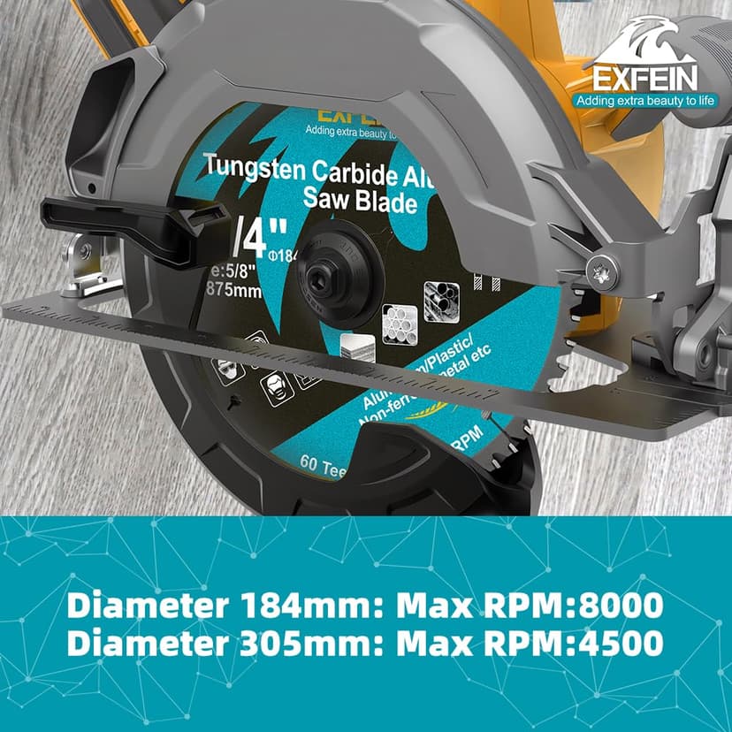 12 Inch 100 Teeth Aluminum and Non-Ferrous Metal Cutting Circular Saw Blade with 1 Inch Arbor, TCG Saw Blade for Thin Aluminum and Plastic