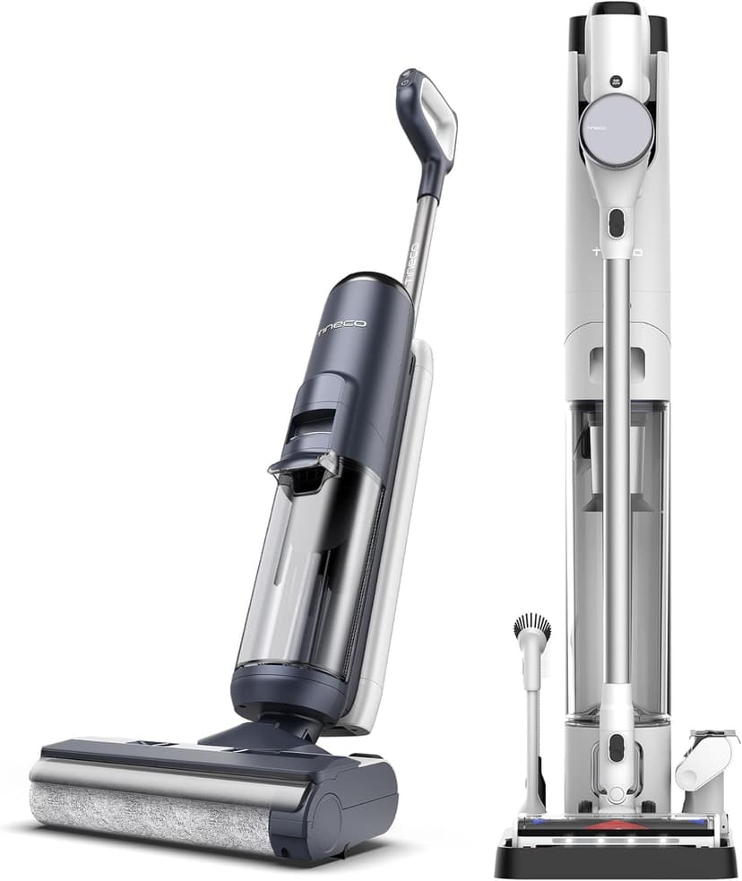 Tineco Floor ONE S5 Smart Cordless Wet Dry Vacuum Cleaner & Pure ONE Station Cordless Stick Vacuum Cleaner with 3L Dust Clean Station