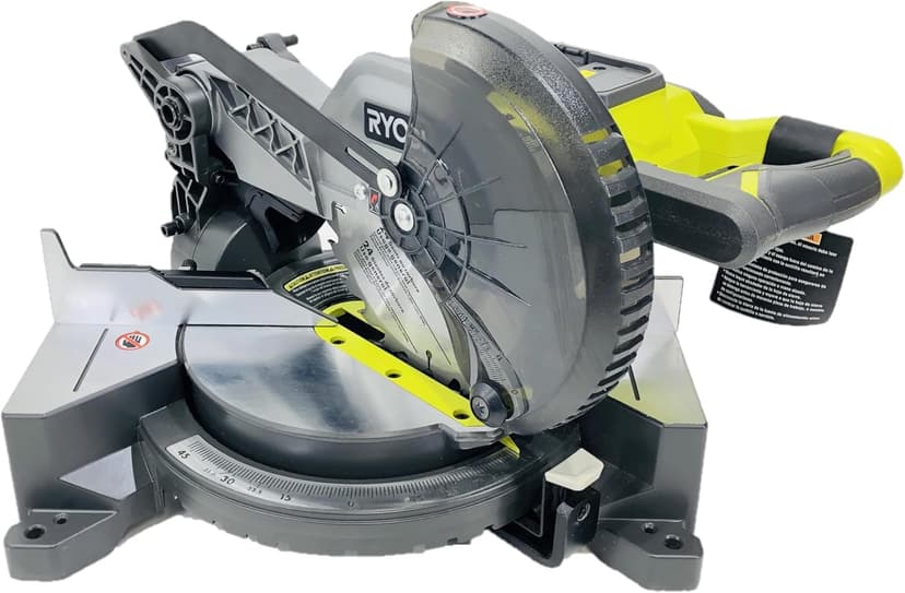 RYOBI 18-Volt ONE+ Cordless 7-1/4 in. Compound Miter Saw (Tool Only) with Blade (Renewed)