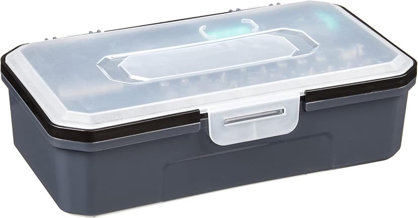 Amazon Basics by SKIL 4V Cordless Stick Screwdriver with 34-Piece Bit Set, Carrying Case, USB Charging, LED Work Light, 3 Torque Settings