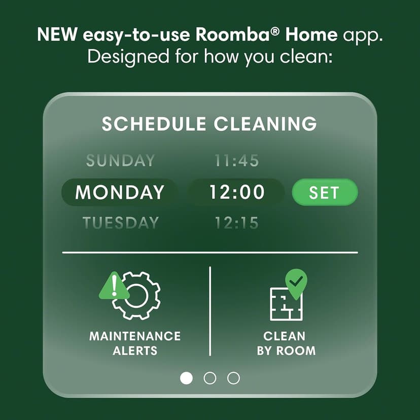 Roomba 105 Vac Robot Vacuum - Easy to use, Intense Power-Lifting Suction, LiDAR Navigation, Multi-Surface Cleaning, Cleans in Neat Rows, Self-Charging