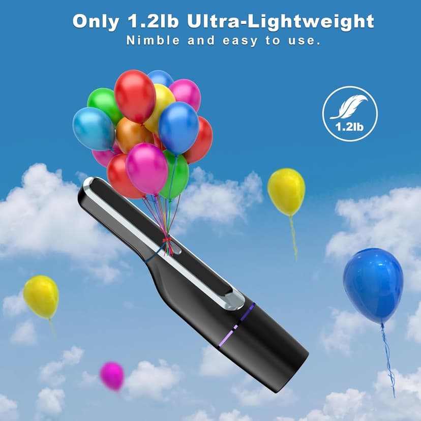 Handheld Vacuum Cordless - Car Vacuum with Brushless Motor & 14000Pa Powerful Suction, 1.2lbs Lightweight, LED Light, Slim Mini Vacuum Cleaner for Car Home Office Pet