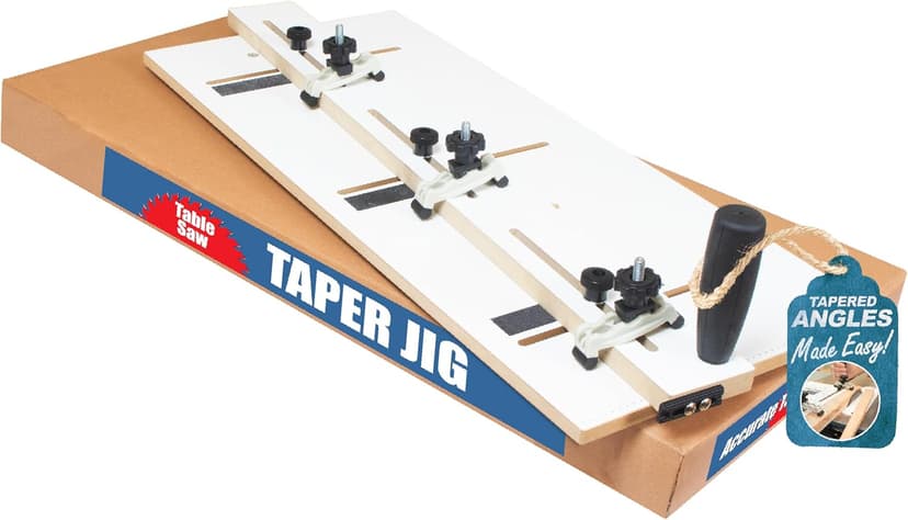 Adjustable Taper/Straight Line Jig with Blade Safe Hold Downs, Great for Tapering Table & Chair Legs, Fast Tapered Cutting Taper Jig for Table Saw