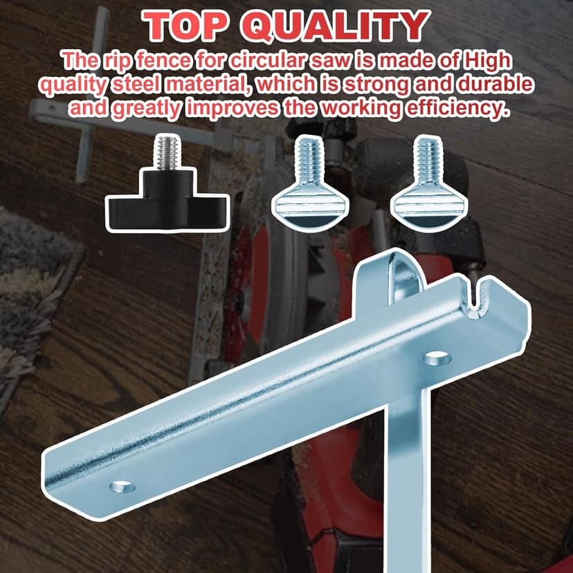 49-22-4146 Circular Saw Rip Fence Guide Kit Replaces 6405-6, 6390-20, 6390-21, 6394-21, 6460 Skateplate Circular Saw Guide