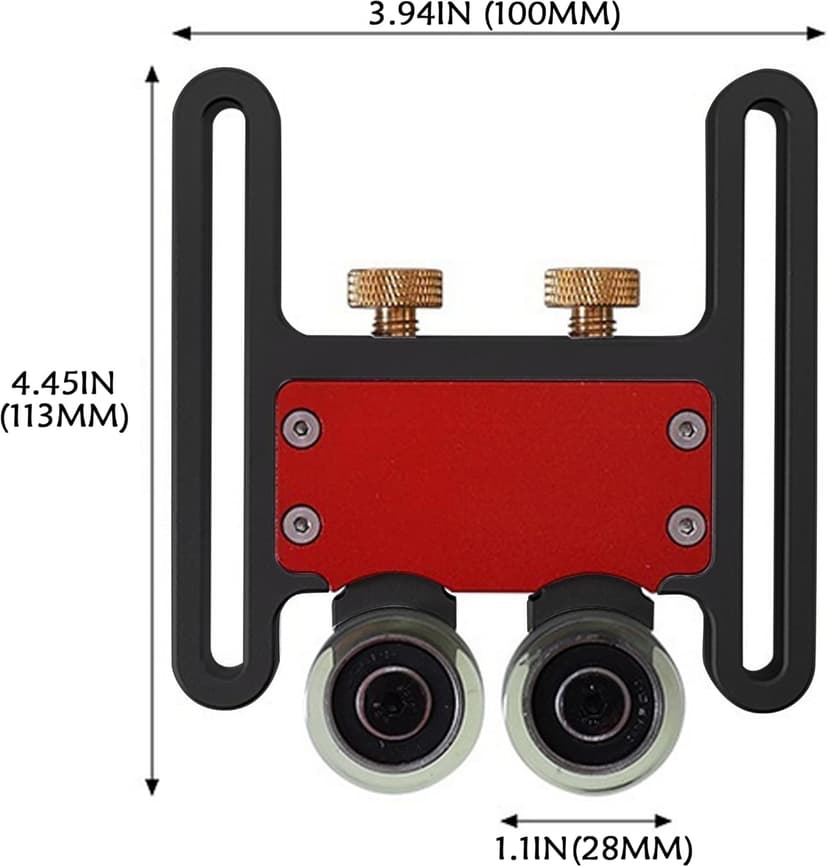 Tenoning Jig for Table Saw & Bearing Roller Featherboards,Multi-functional Woodworking Fixture Tenoners,Woodworking Bearing Roller Featherboards