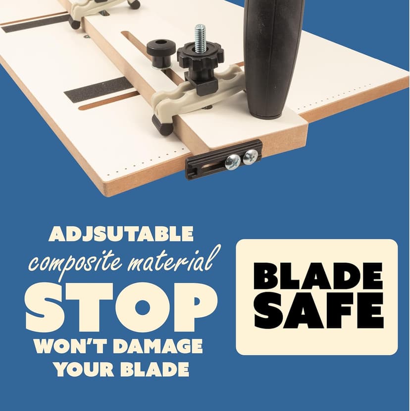 Adjustable Taper/Straight Line Jig with Blade Safe Hold Downs, Great for Tapering Table & Chair Legs, Fast Tapered Cutting Taper Jig for Table Saw
