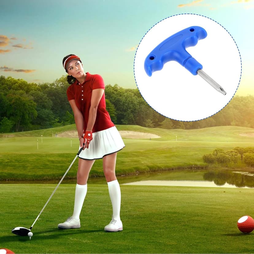 Golf Driver Tool - Stainless Steel Torque Wrench, T20, Blue
