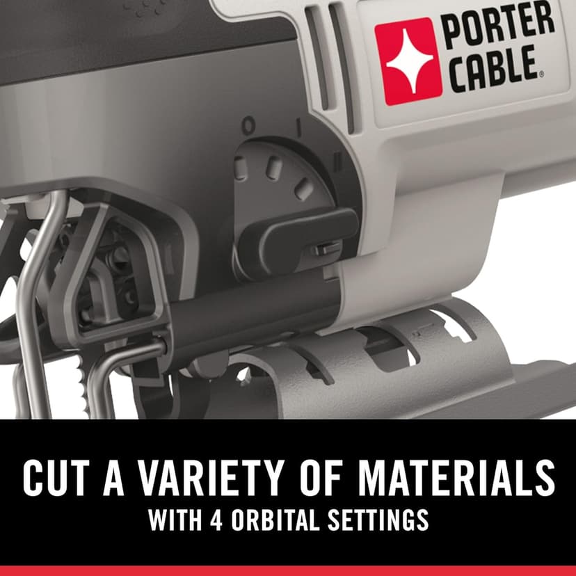 PORTER-CABLE Orbital Jig Saw, 6.0-Amp, Corded (PCE345)