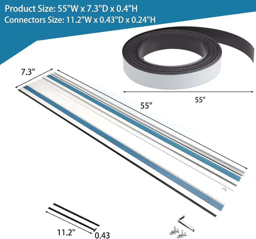 Track Saw Clamp, KITLUCK Quick Release Guide Rail Clamp for Circular Saw Guide Rail System, 6" Clamping Thickness, Universal Wood Track Clamps for Woodworking-2 Pcs