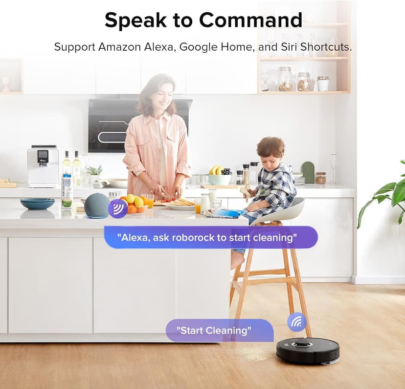 roborock Q7 Max Robot Vacuum and Mop, 30-Level Adjustable Water Flow, 4200Pa Suction, PreciSense LiDAR Navigation, No-Go Zone, No-Mop Zone, 3D Mapping, App & Voice Control, Ideal for Pet Hair