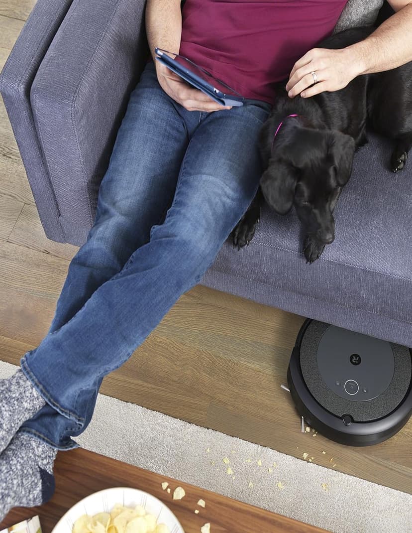 iRobot Roomba i4+ EVO Self Emptying Robot Vacuum - Empties Itself for up to 60 Days, Clean by Room with Smart Mapping, Compatible with Alexa, Ideal for Pet Hair, Carpets