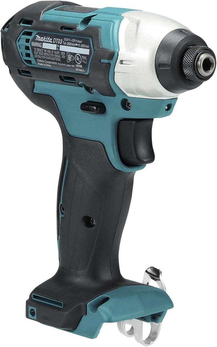 Makita DT03Z 12V max CXT Lithium-Ion Cordless Impact Driver, Tool Only