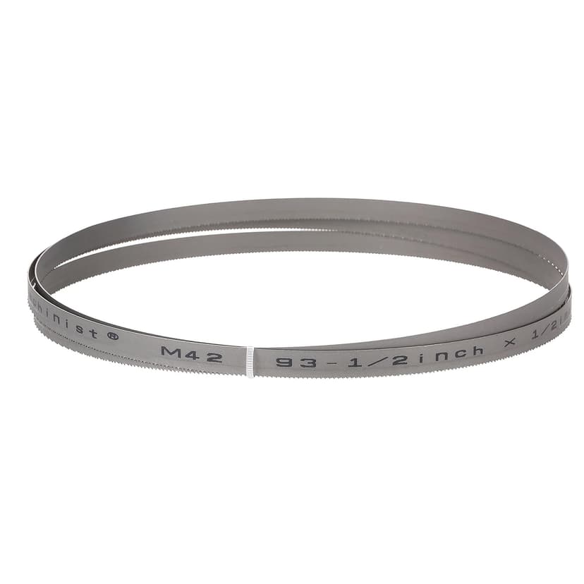 Imachinist S9312121418 93-1/2" Long, 1/2" Wide, 0.025" Thick, Variable Teeth M42 Bi-Metal Bandsaw Blades for Metal Cutting (14/18TPI)