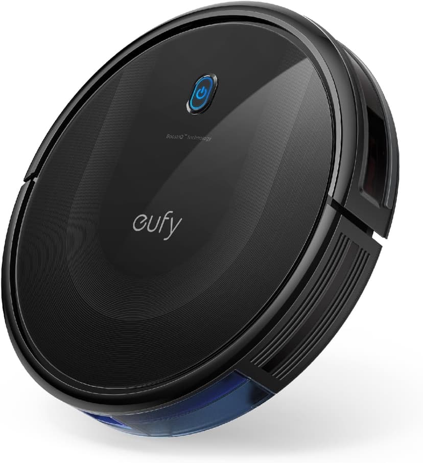 eufy Renewed BoostIQ RoboVac 11S MAX, Robot Vacuum Cleaner, Super-Thin, Powerful Suction, Quiet, Self-Charging Robotic Vacuum Cleaner, Cleans Hard Floors to Medium-Pile Carpets, Black