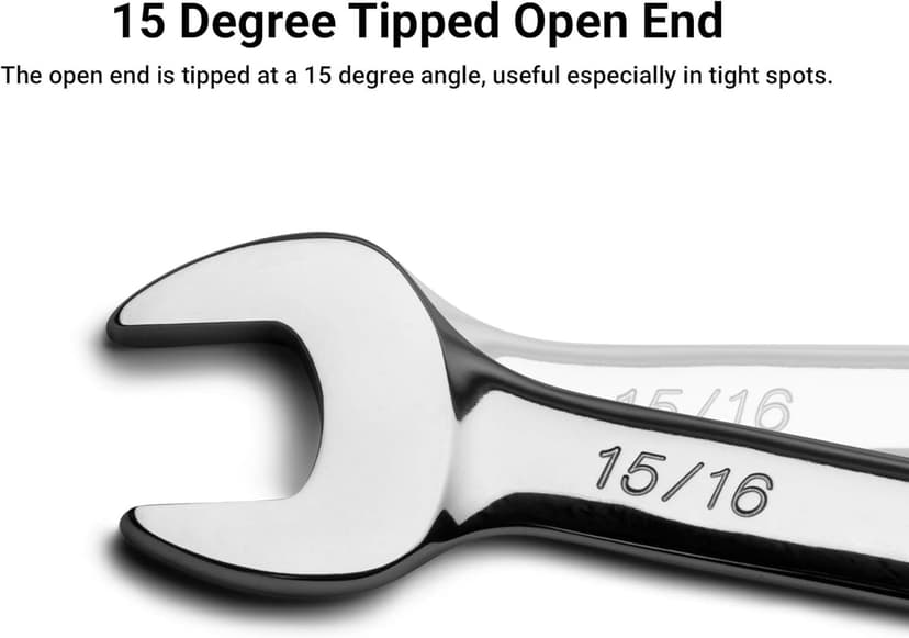Capri Tools 1-3/16-Inch Combination Wrench, 12 Point, SAE (1-1416)