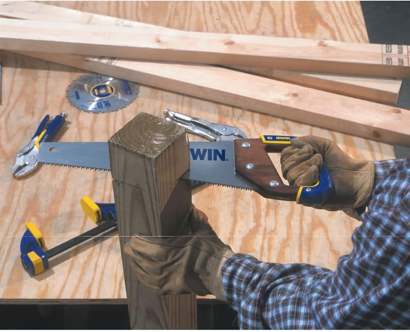 IRWIN MARATHON ProTouch Fine-Cut Handsaw, 15-inch (2011200)