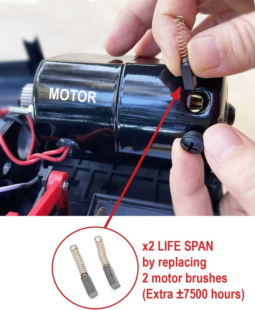 JOUNJIP Mini Miter Cut-Off Chop Saw for Hobby Miniature Model Making, Carbon Arrow Shafts, Zinc Stained Glass Came, 223/5.56 Brass - Cuts Max. 1/2" High x 1/2" Wide or 1/4" H x 3/4" W