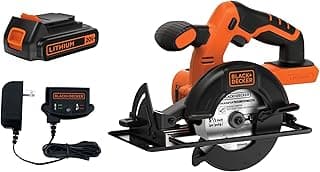 BLACK+DECKER 20V MAX POWERCONNECT 5-1/2 in. Cordless Circular Saw with Battery and Charger (BDCCS20C)