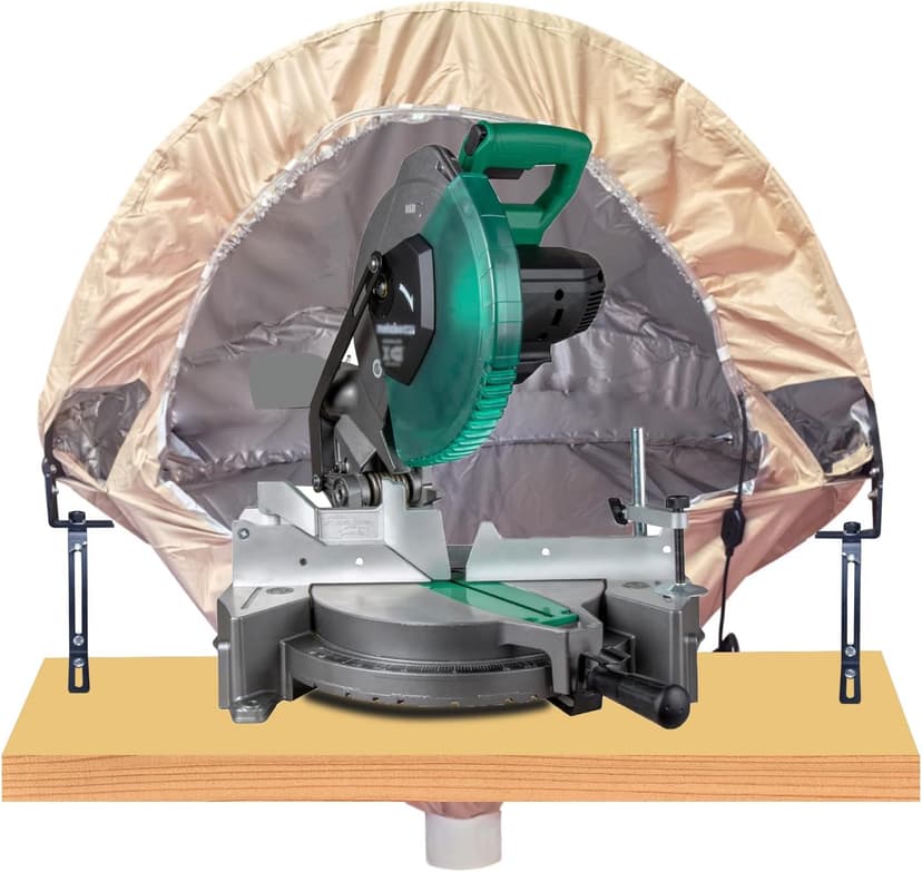 Miter Saw Dust Collection Hood, Dust Solution for Miter Saws Universal Dust Collector