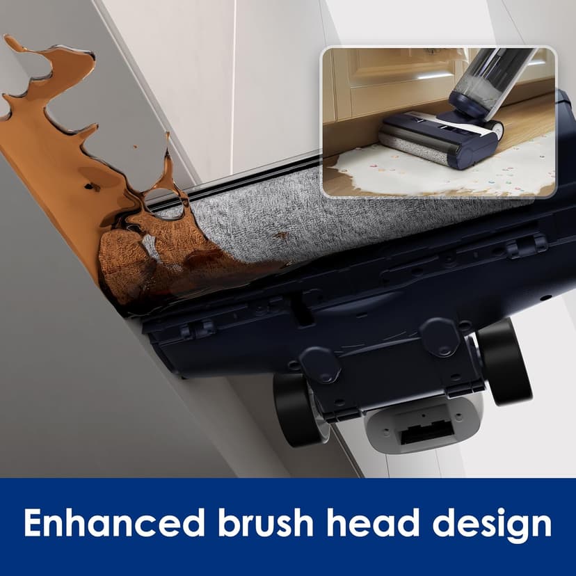 Tineco Floor ONE S5 Smart Cordless Wet Dry Vacuum & A30S Cordless Stick Vacuum Cleaner, 160W Suction, 60Min Runtime, 1L Larger Dustbin, ZeroTangle Brush, PureCyclone Tech, LED Headlight, White