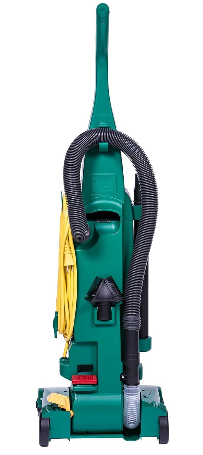 BISSELL BigGreen BGU1937T 13.5" Pro Cup Bagless Upright Vacuum with On-board Tools, 44" Height, 13.5" Wide, 13.2" Length, Polypropylene, 2 fl. oz. Capacity, Green