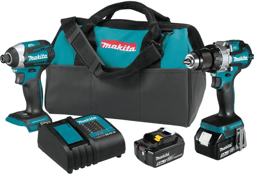 Makita XT296ST 18V LXT® Lithium-Ion Brushless Cordless 2-Pc. Combo Kit (5.0Ah)